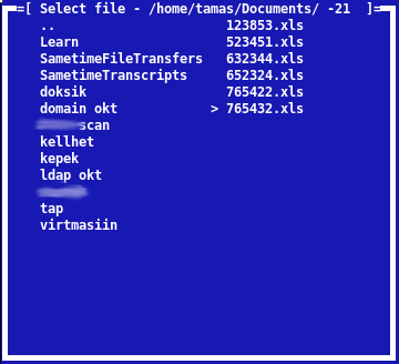 File selector